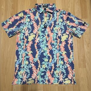 Bad Birdie Floral Golf Polo
